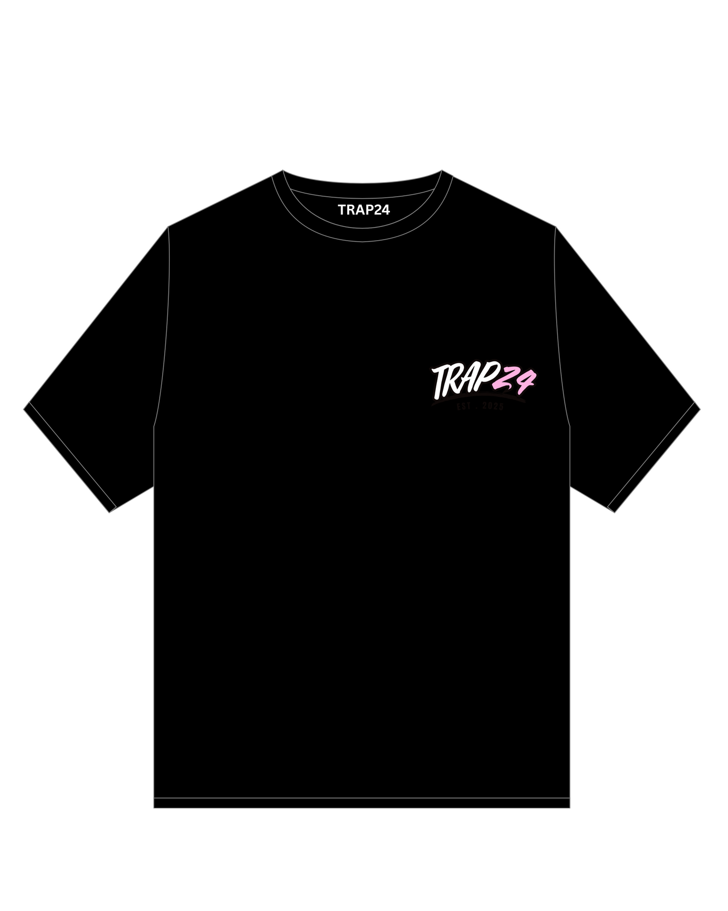 TRAP 24 BLACK SUMMER T- SHIRT