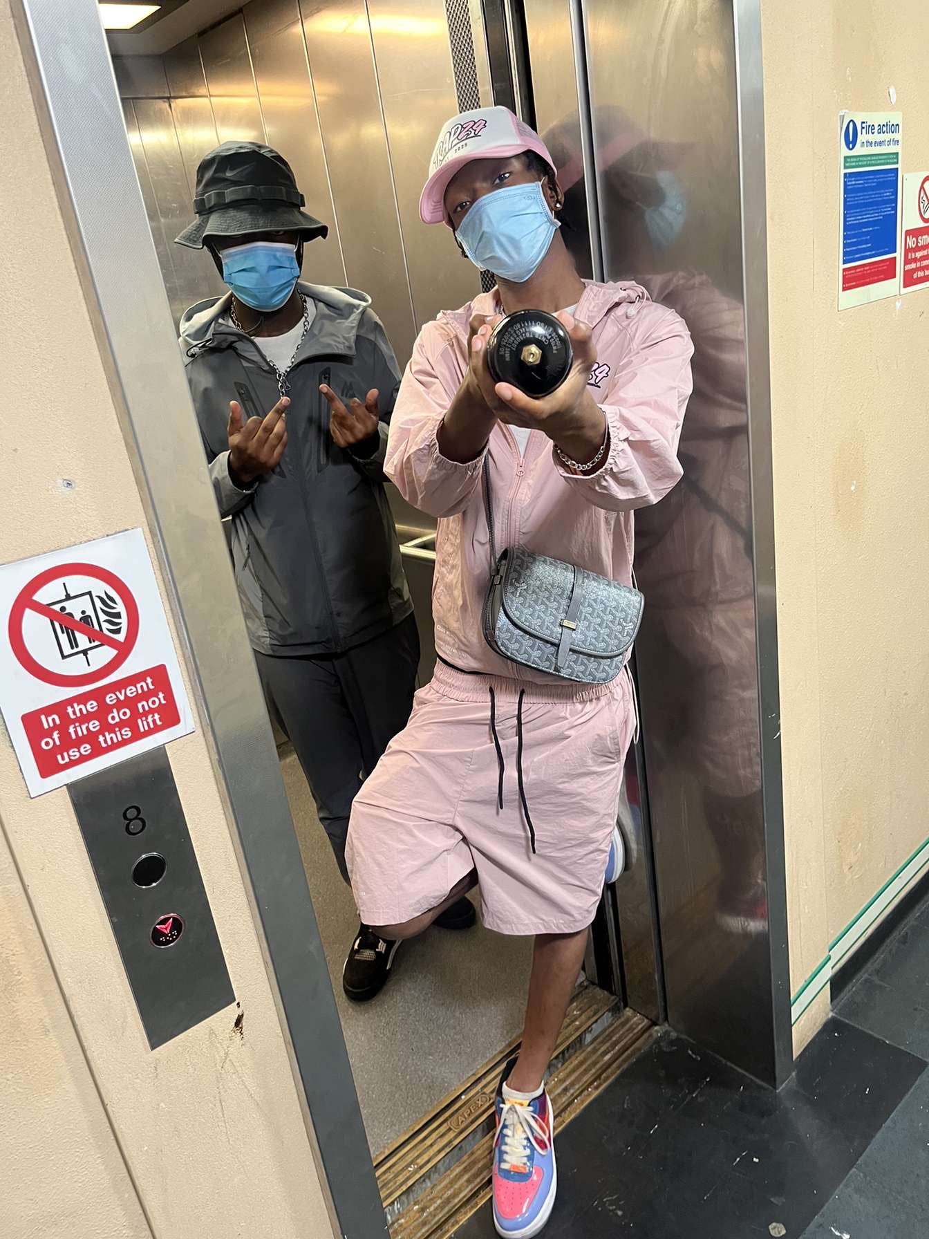 Trap 24 windbreaker summer set jacket & shorts set