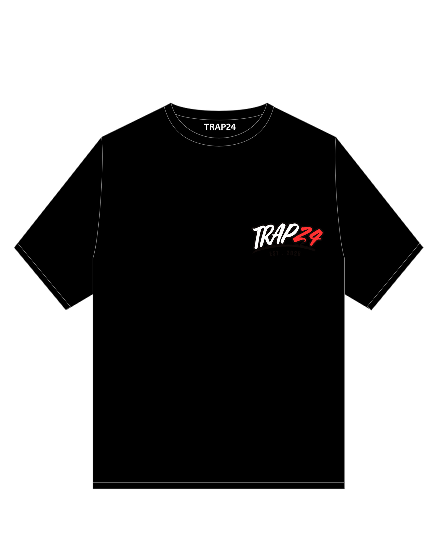 TRAP 24 BLACK SUMMER T- SHIRT
