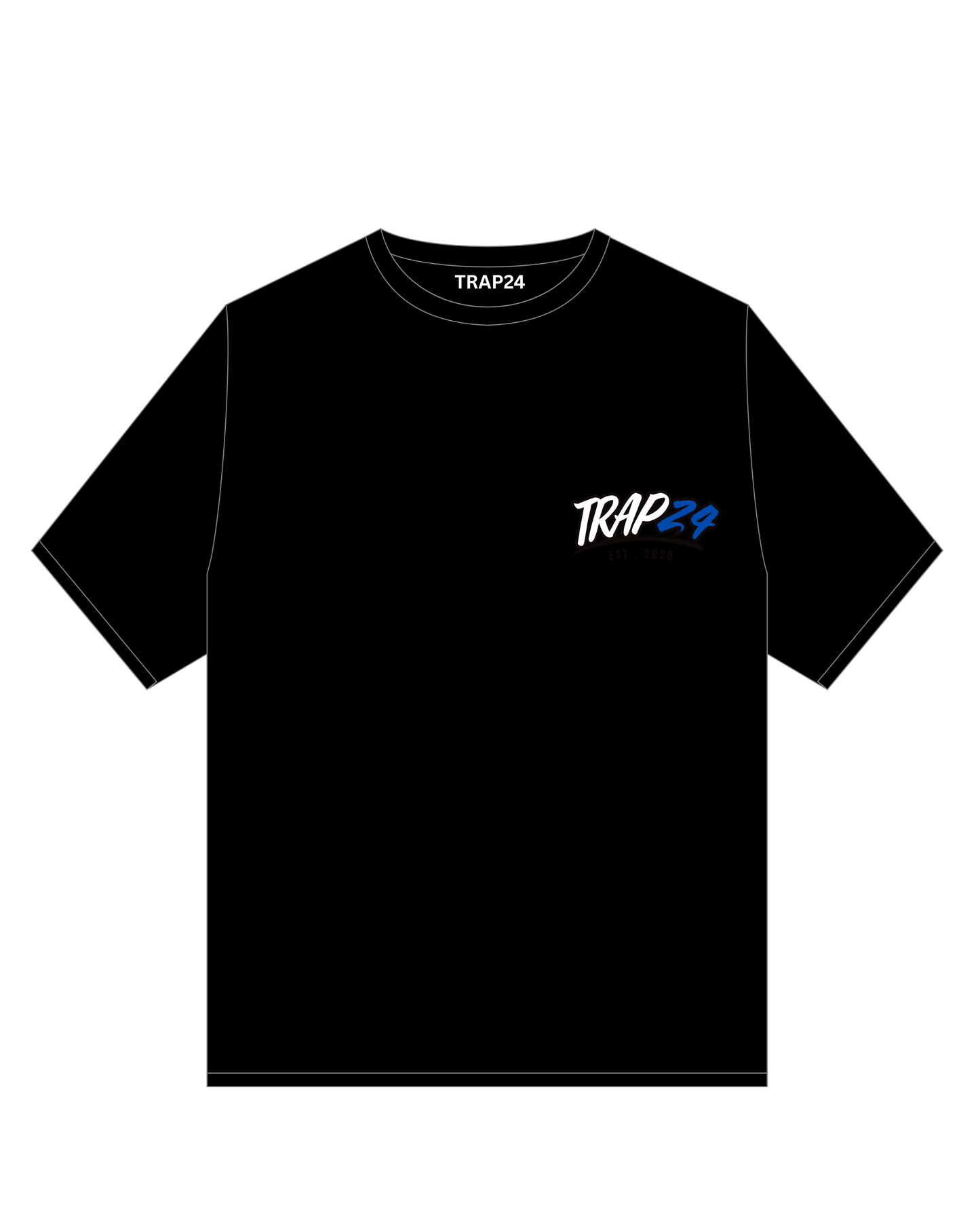 TRAP 24 BLACK SUMMER T- SHIRT