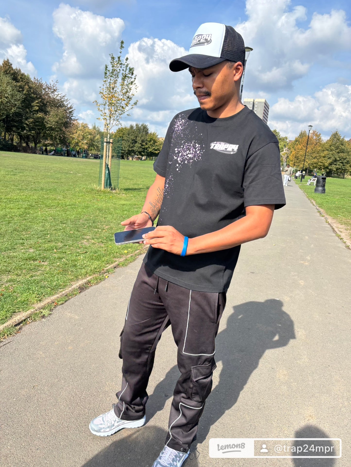 Trap 24 paint splash (step 2 ) T shirt