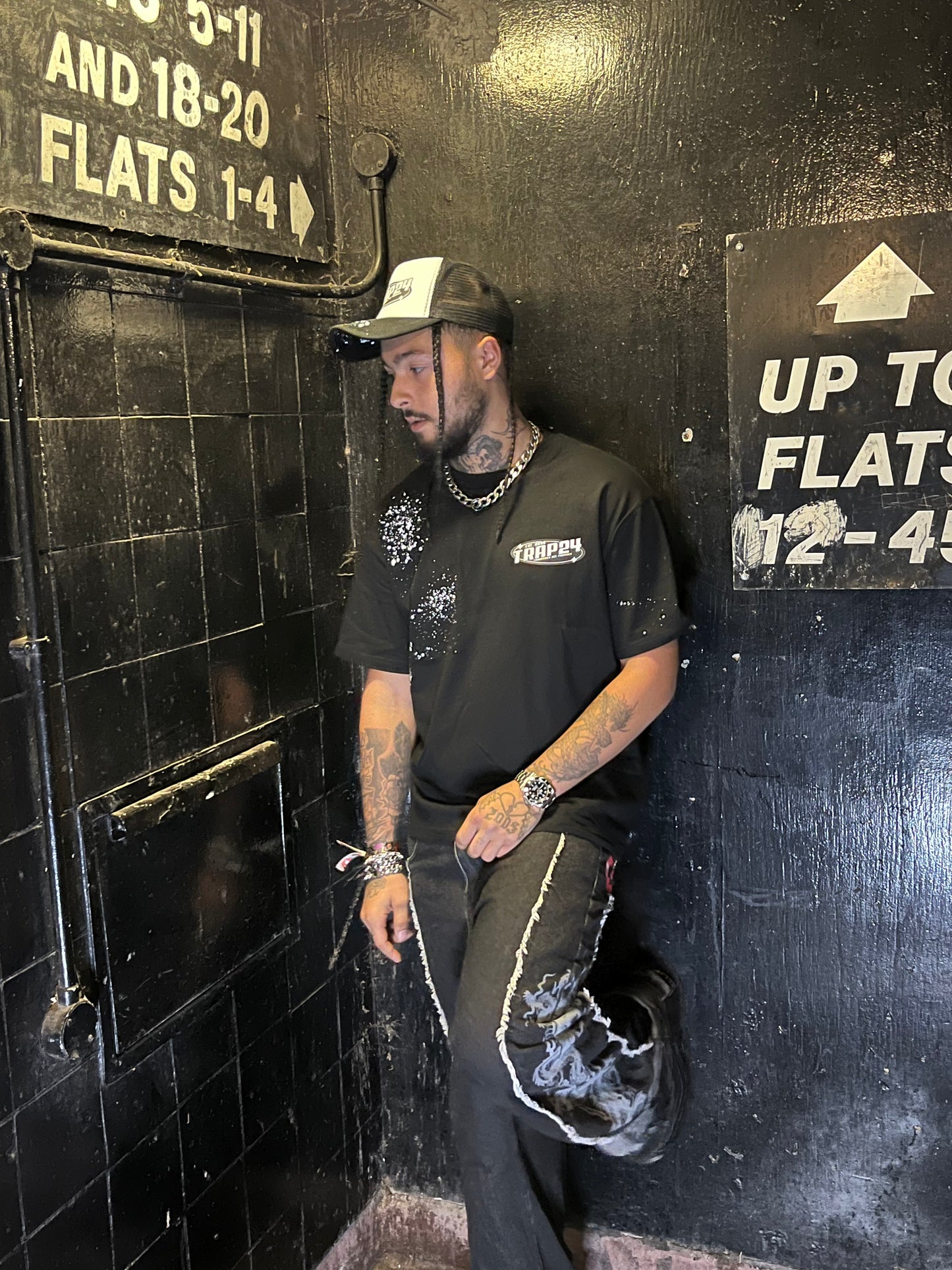 Trap 24 paint splash (step 2 ) T shirt