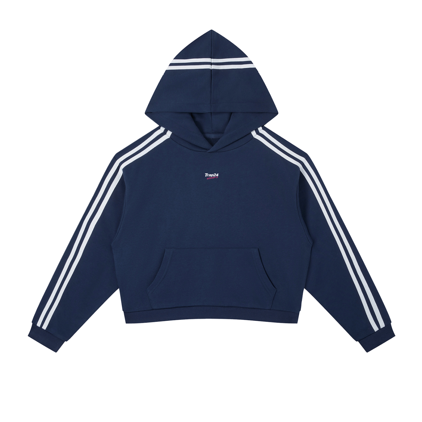 SUMMER TNP Stripe Cropped Hoodie
