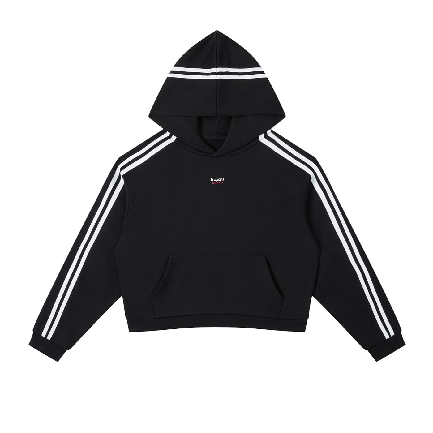 SUMMER TNP Stripe Cropped Hoodie