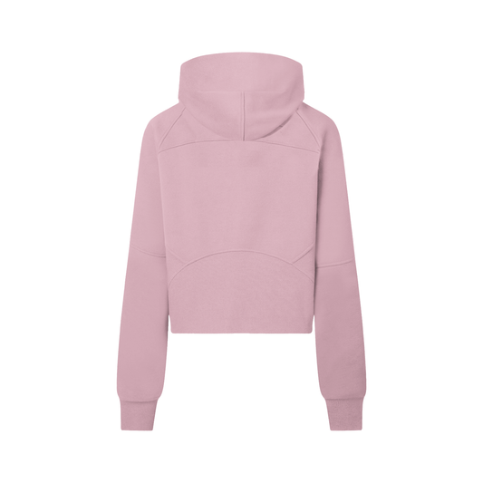 TRAP 24 ACTIVE FIT Cropped Half-Zip Hoodie