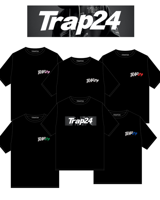 TRAP 24 BLACK SUMMER T- SHIRT