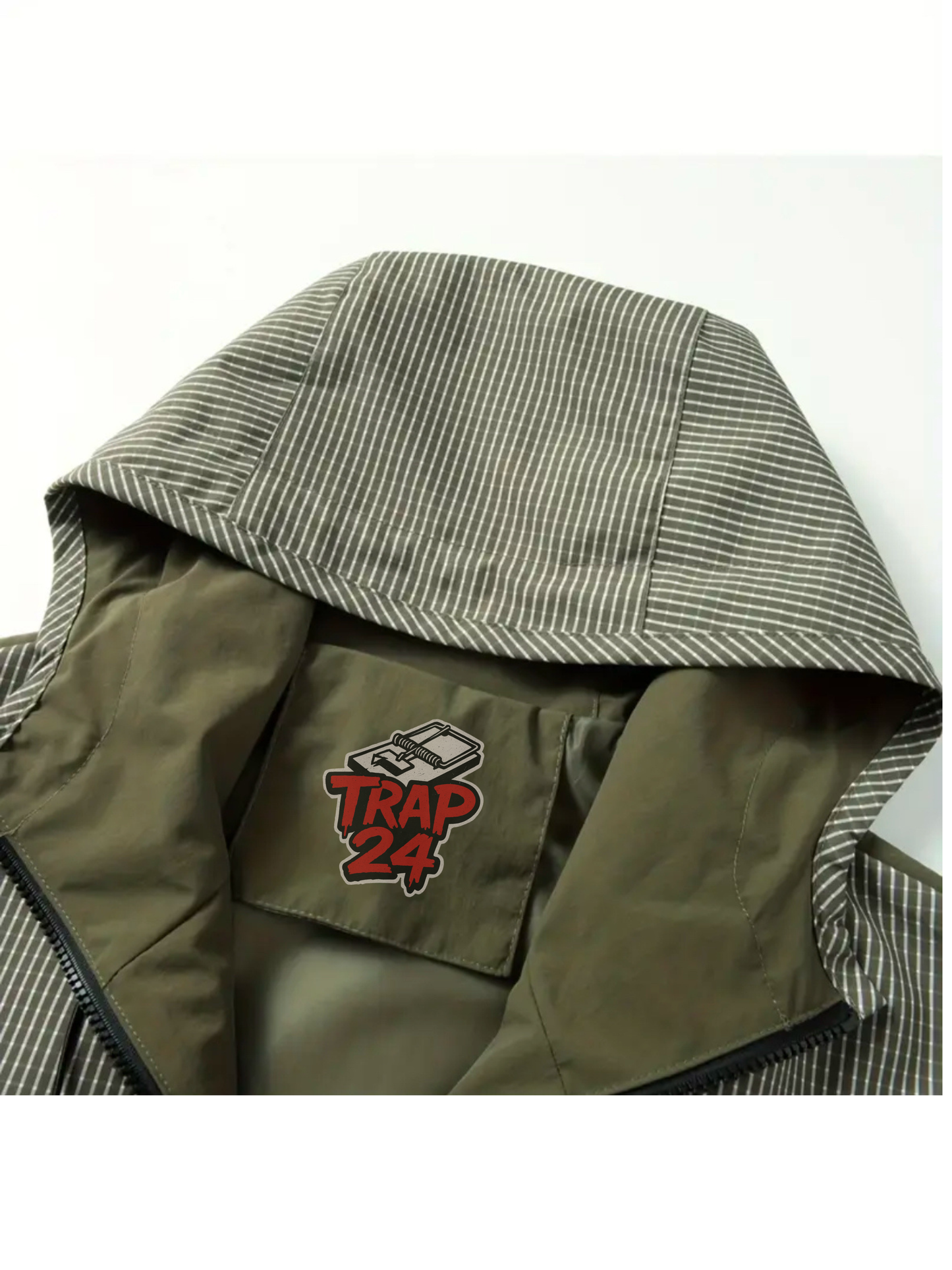 Trap24 All Weather Two-Tone Green Jacket (step 2 )