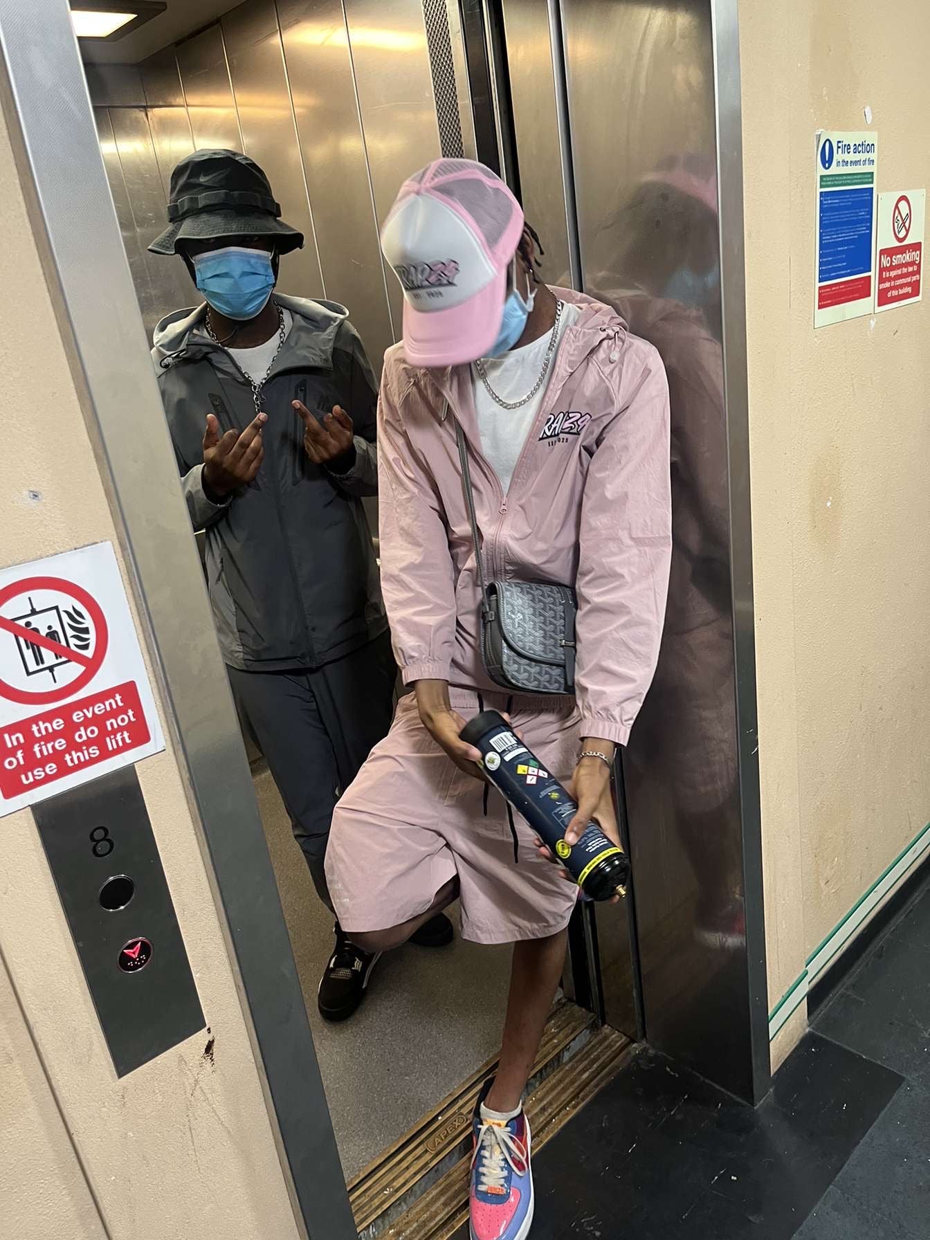 Trap 24 windbreaker summer set jacket & shorts set