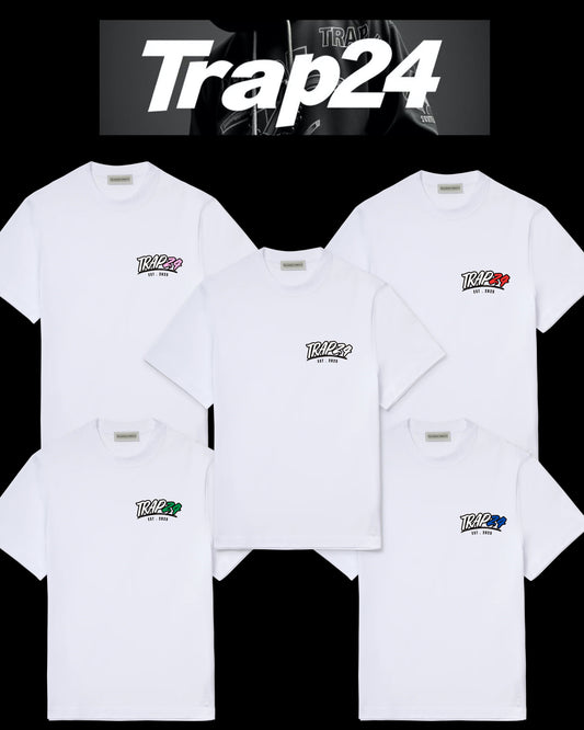 TRAP 24 WHITE SUMMER T-SHIRT