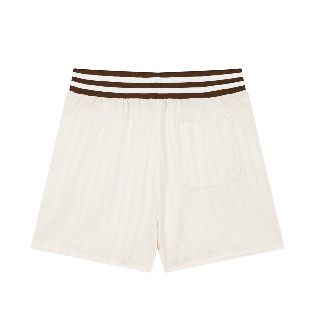 TRAP24 Unisex Striped Drawstring Shorts