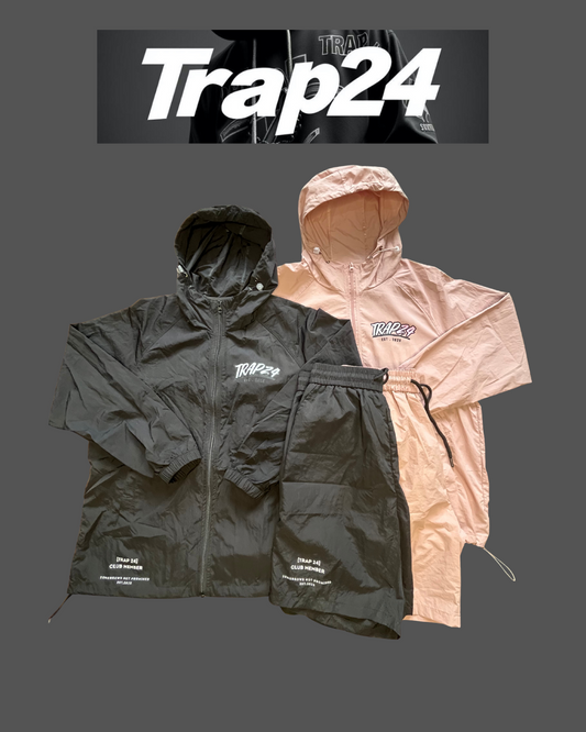 Trap 24 windbreaker summer set jacket & shorts set