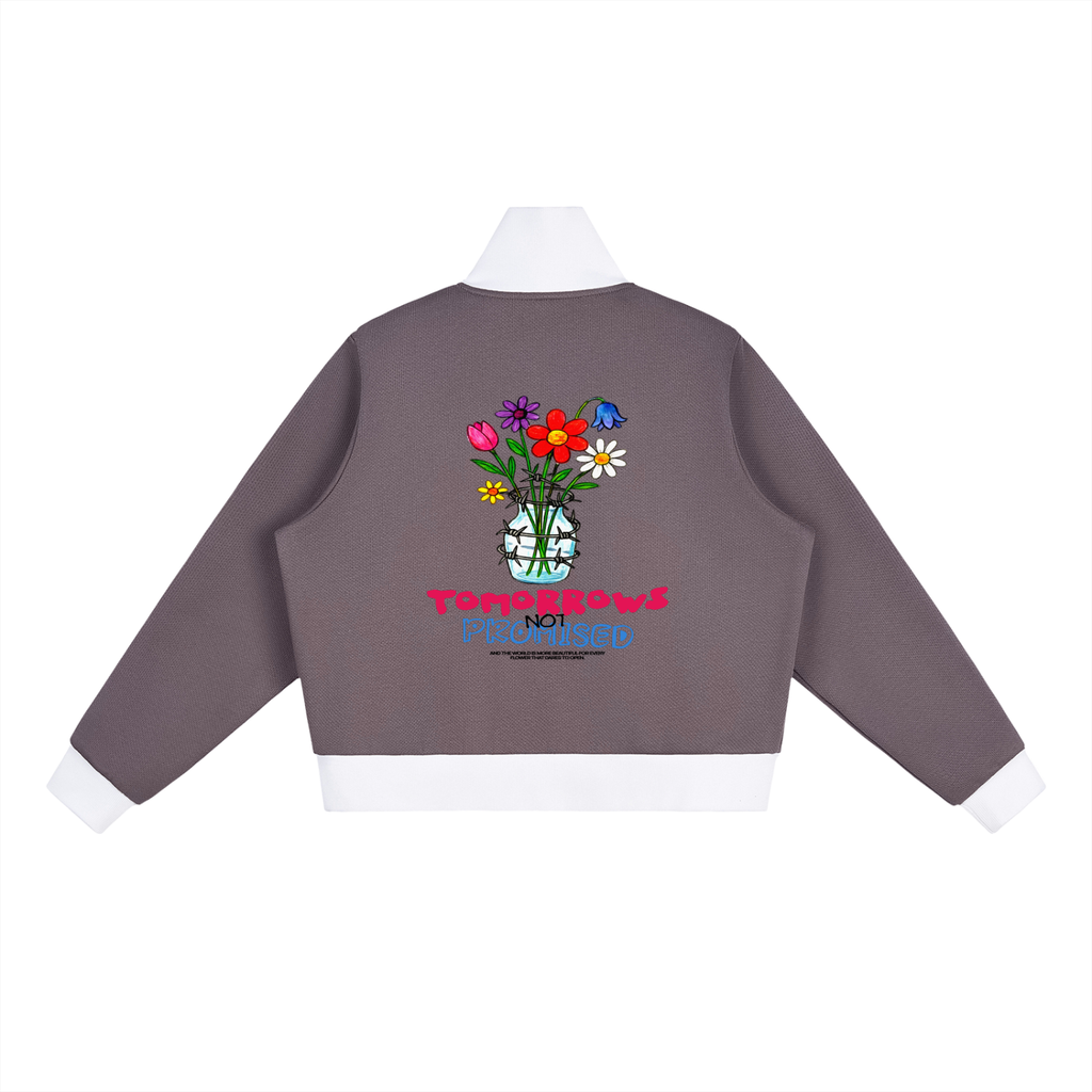 SUMMER WOMENS  Fleece Cropped TNP Track Jacket