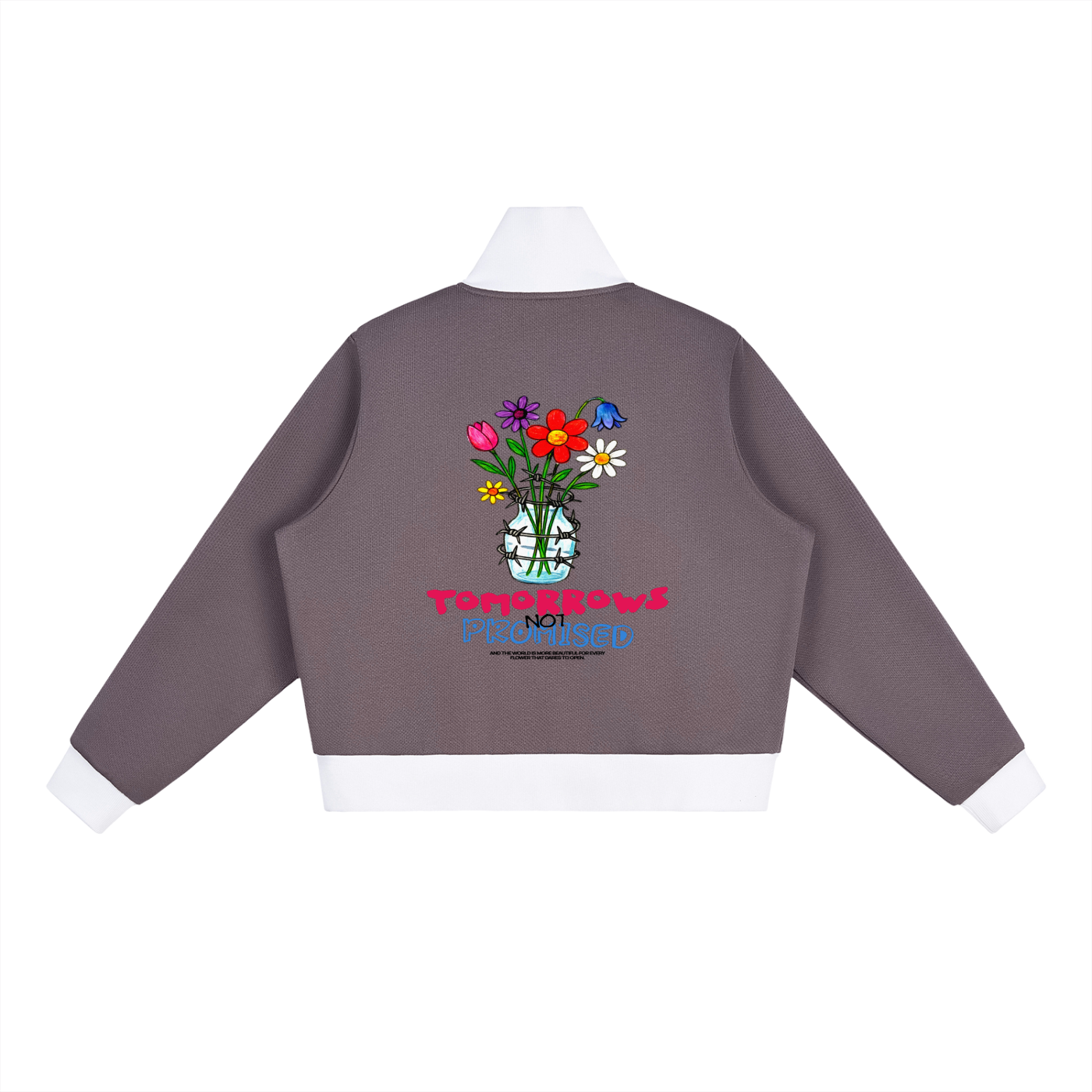 SUMMER WOMENS  Fleece Cropped TNP Track Jacket