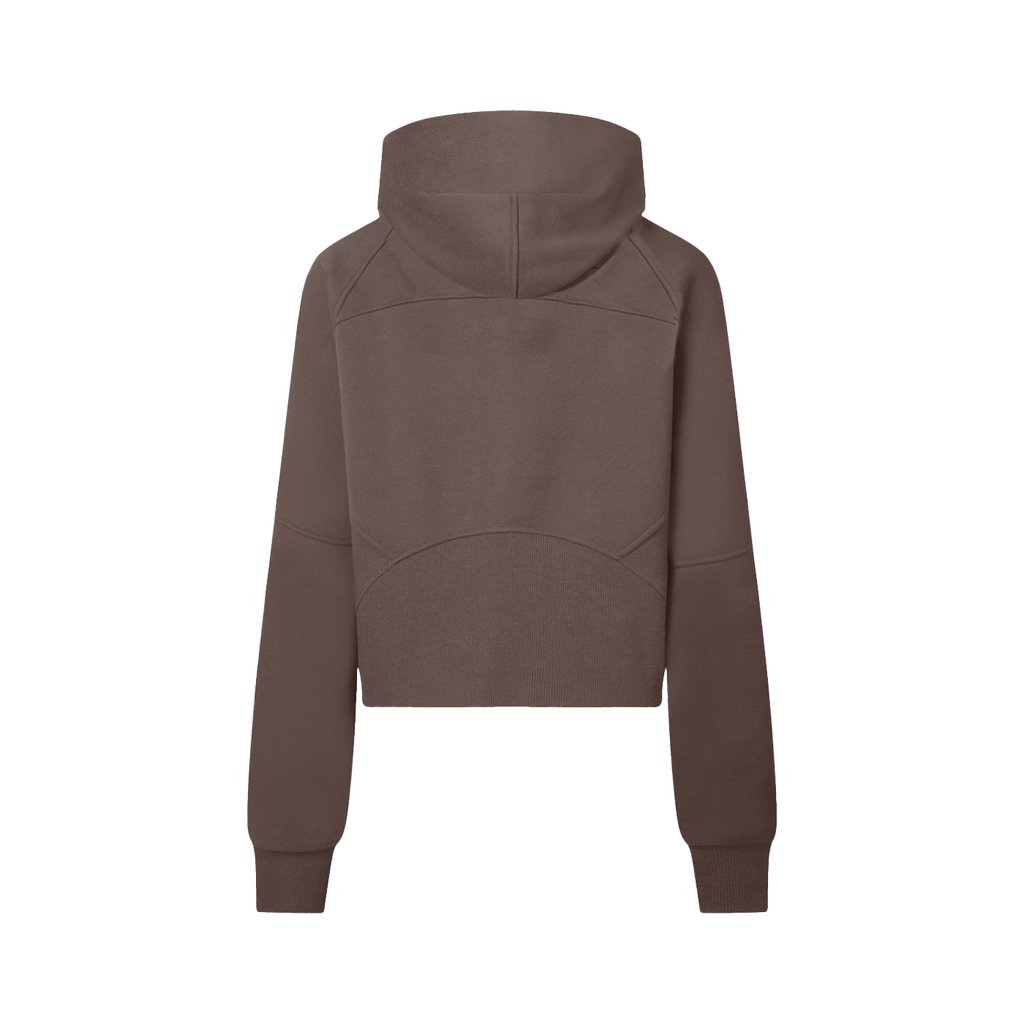 TRAP 24 ACTIVE FIT Cropped Half-Zip Hoodie