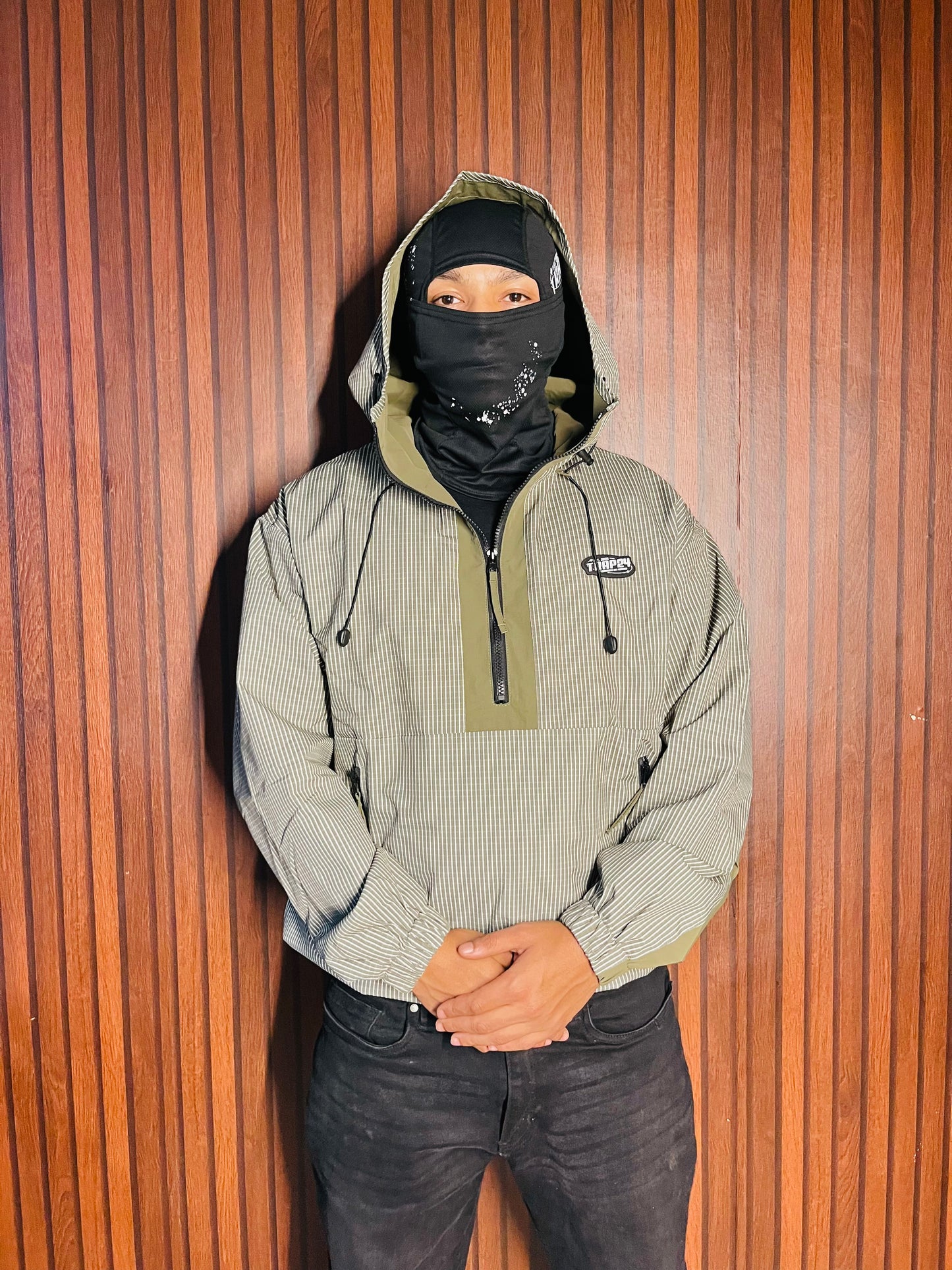 Trap24 All Weather Two-Tone Green Jacket (step 2 )