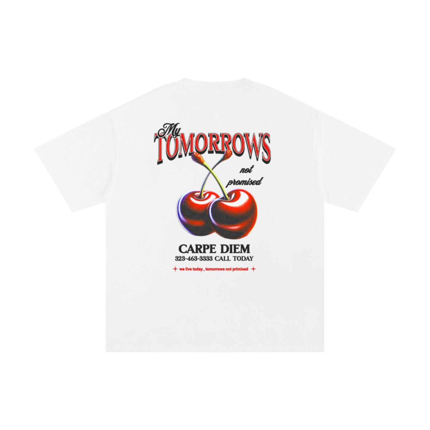 cherry drops Unisex Pure Cotton T-Shirt