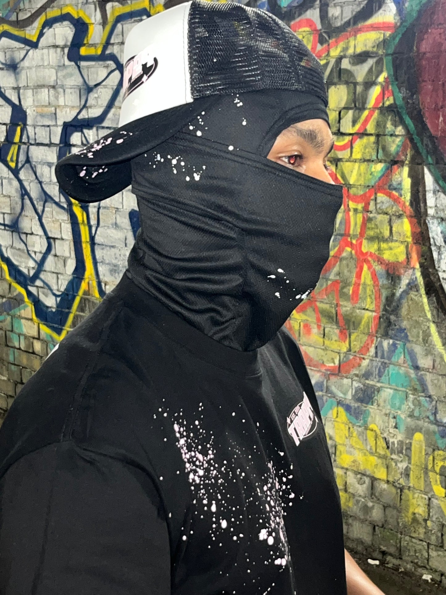 Trap24 Paint Splash Balaclava Mask (step2)