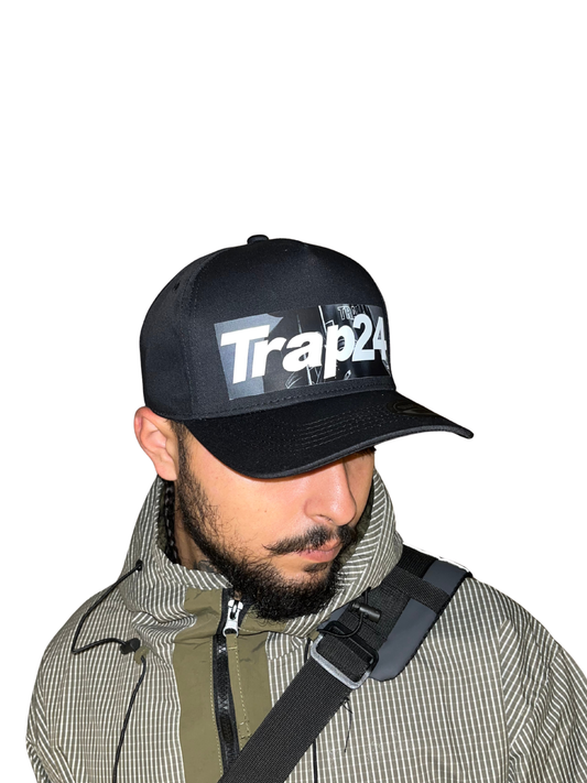Trap24 Fitted Cap – Step 2 Collection (Black)