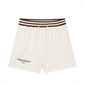 TRAP24 Unisex Striped Drawstring Shorts