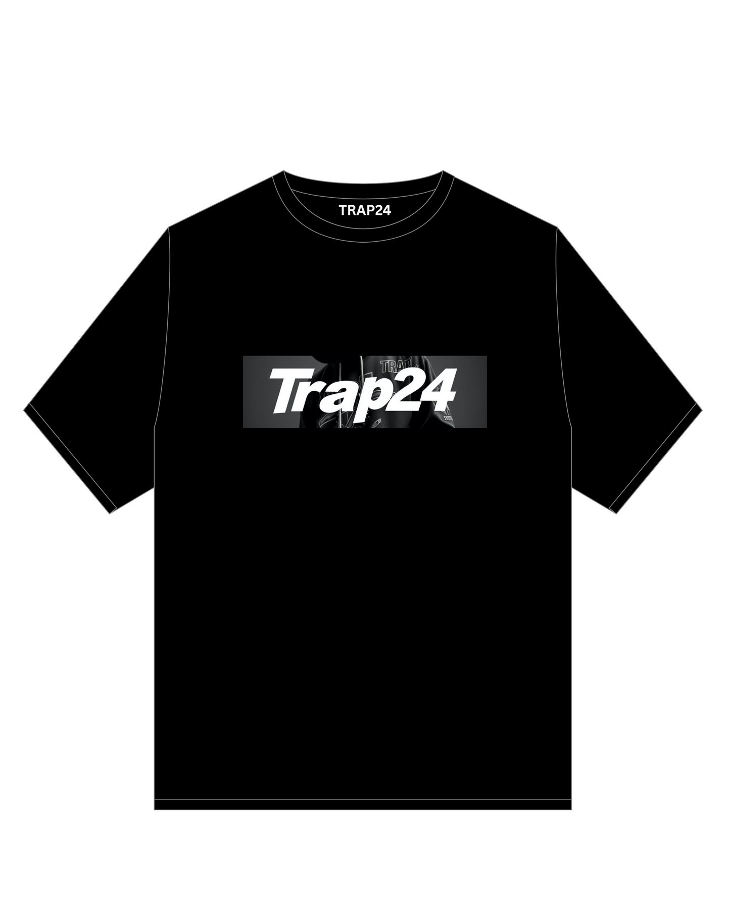 TRAP 24 BLACK SUMMER T- SHIRT