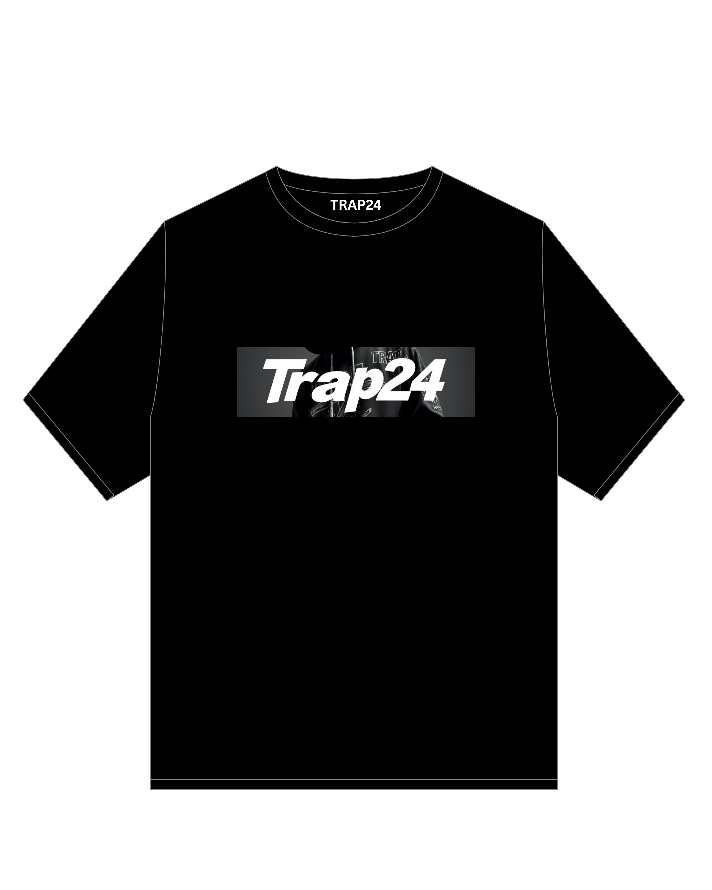 TRAP 24 BLACK SUMMER T- SHIRT