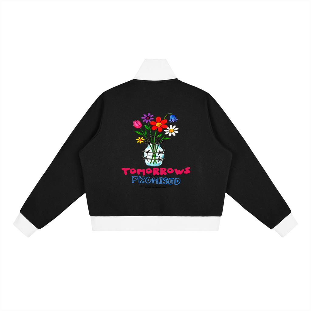 SUMMER WOMENS  Fleece Cropped TNP Track Jacket
