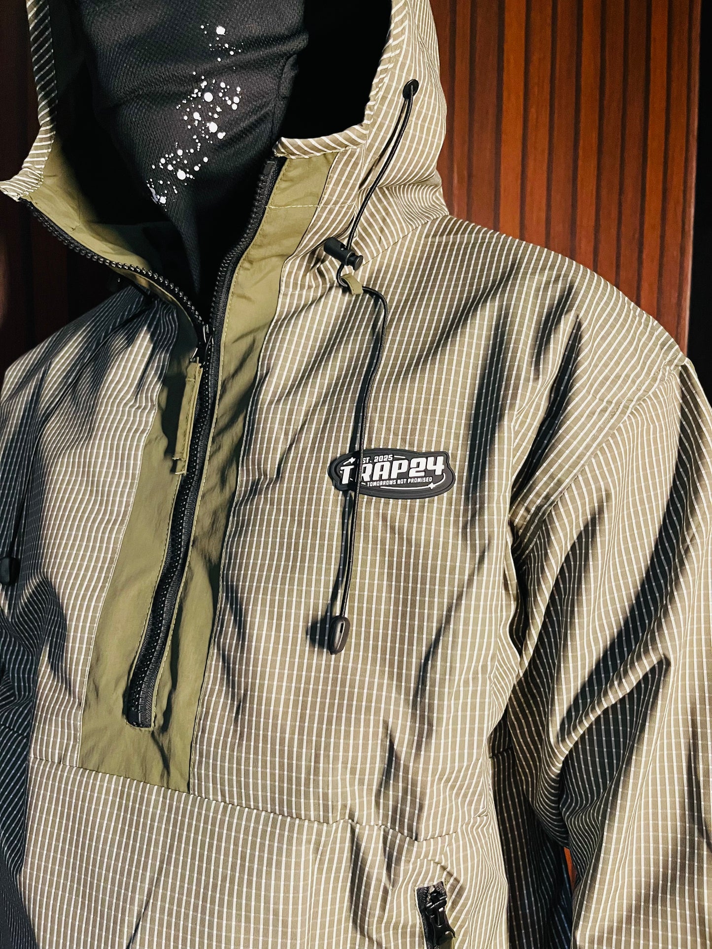 Trap24 All Weather Two-Tone Green Jacket (step 2 )
