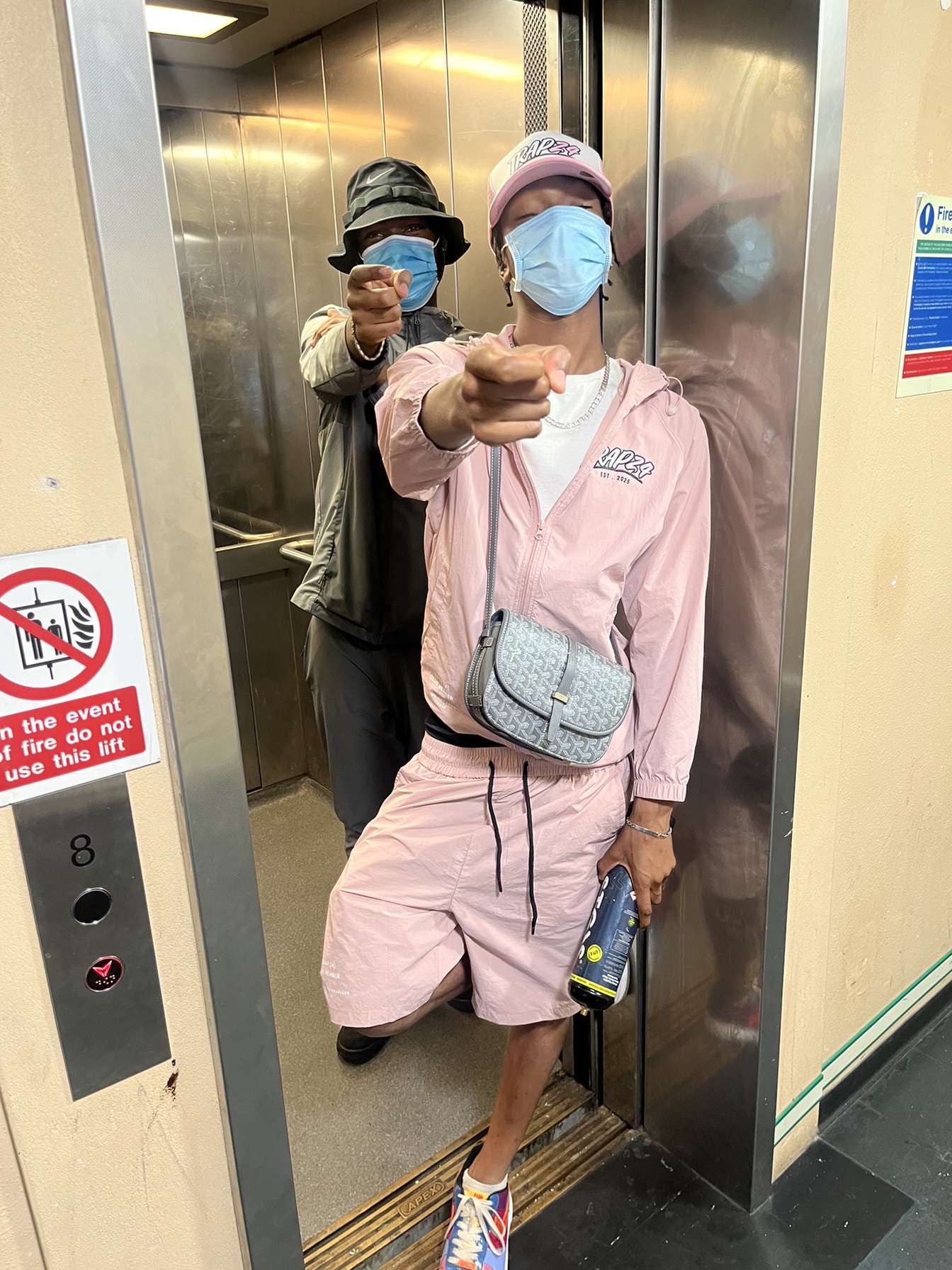 Trap 24 windbreaker summer set jacket & shorts set