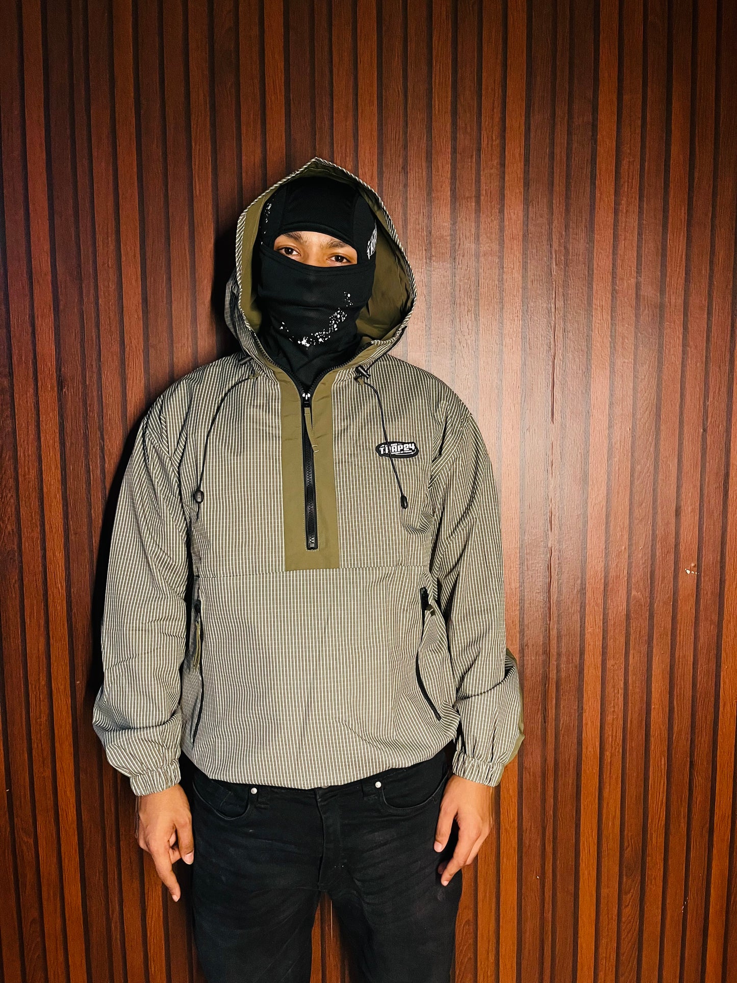 Trap24 All Weather Two-Tone Green Jacket (step 2 )