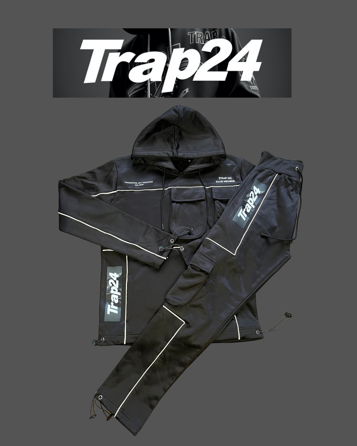 Trap 24 reflective club tracksuit