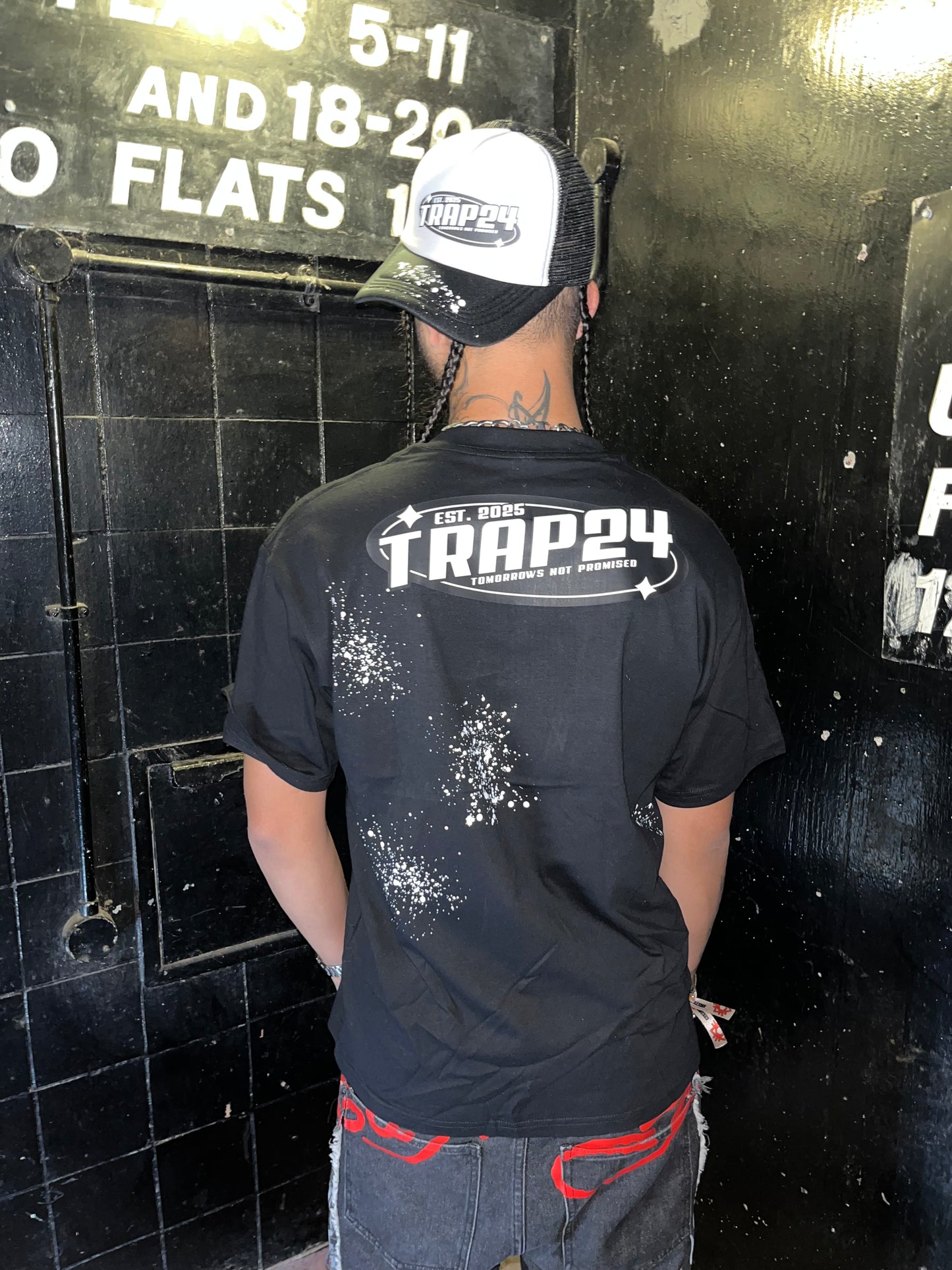 Trap 24 paint splash (step 2 ) T shirt