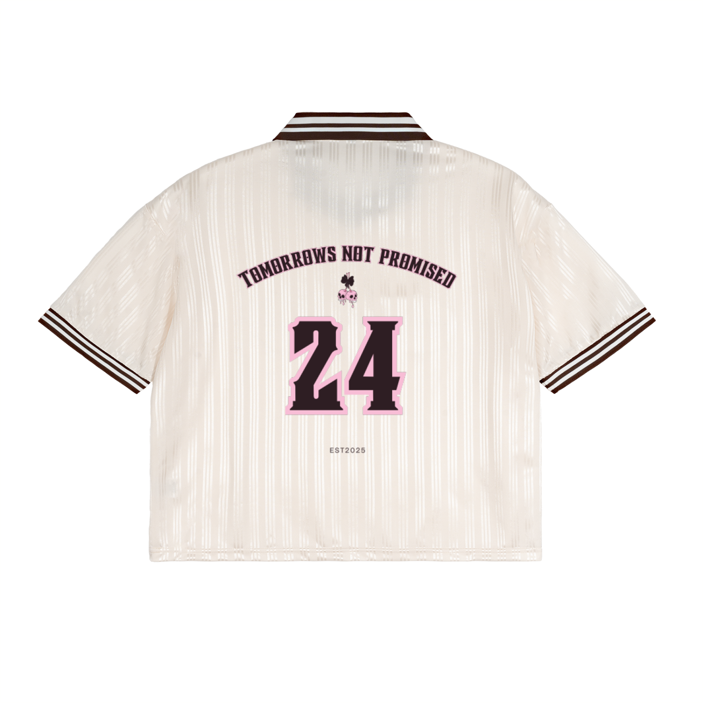 Contrast Stripes Polo Collar T-Shirt