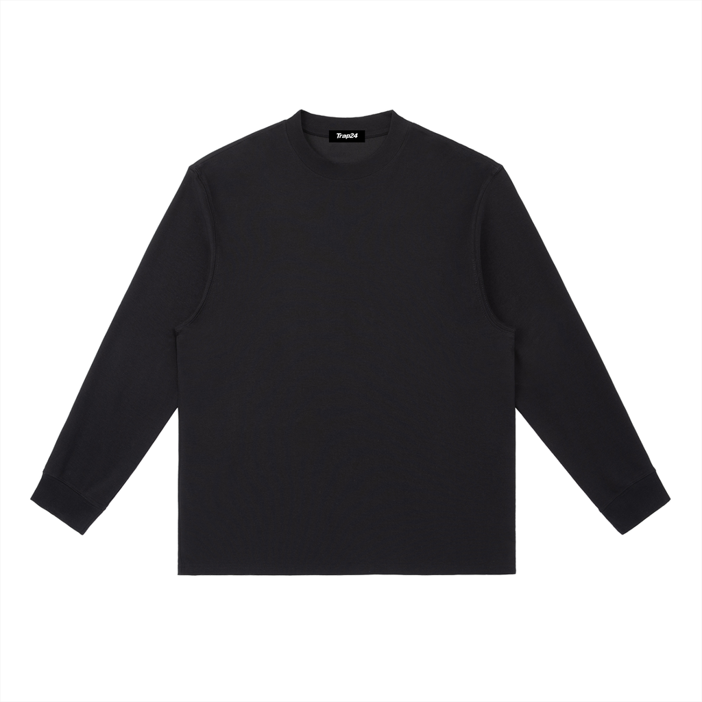 BAG PATCH Essential Crewneck Long-Sleeve T-Shirt