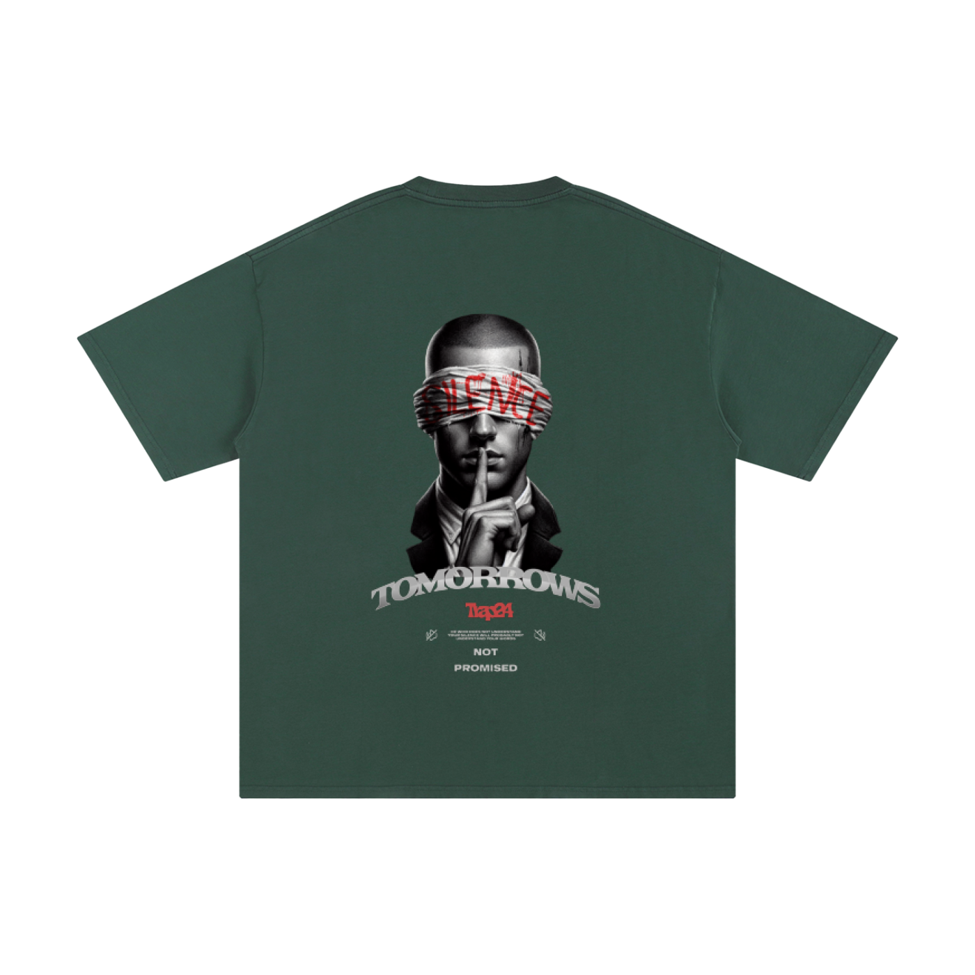 "silence" Unisex Pure Cotton T-Shirt
