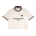 TRAP24 Contrast Stripes Polo Collar T-Shirt