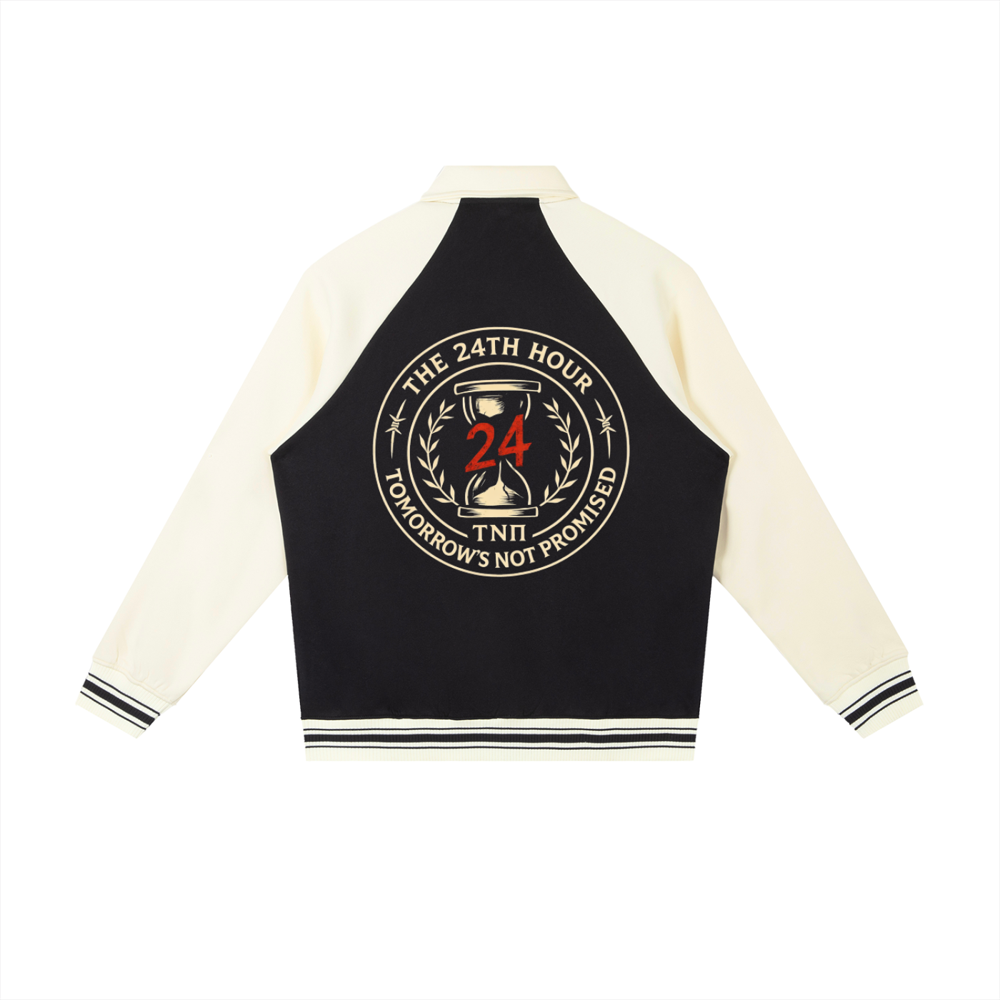 TNP fraternity Contrast Raglan Sleeve varsity Jacket