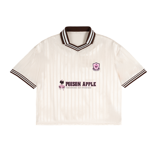 Contrast Stripes Polo Collar T-Shirt