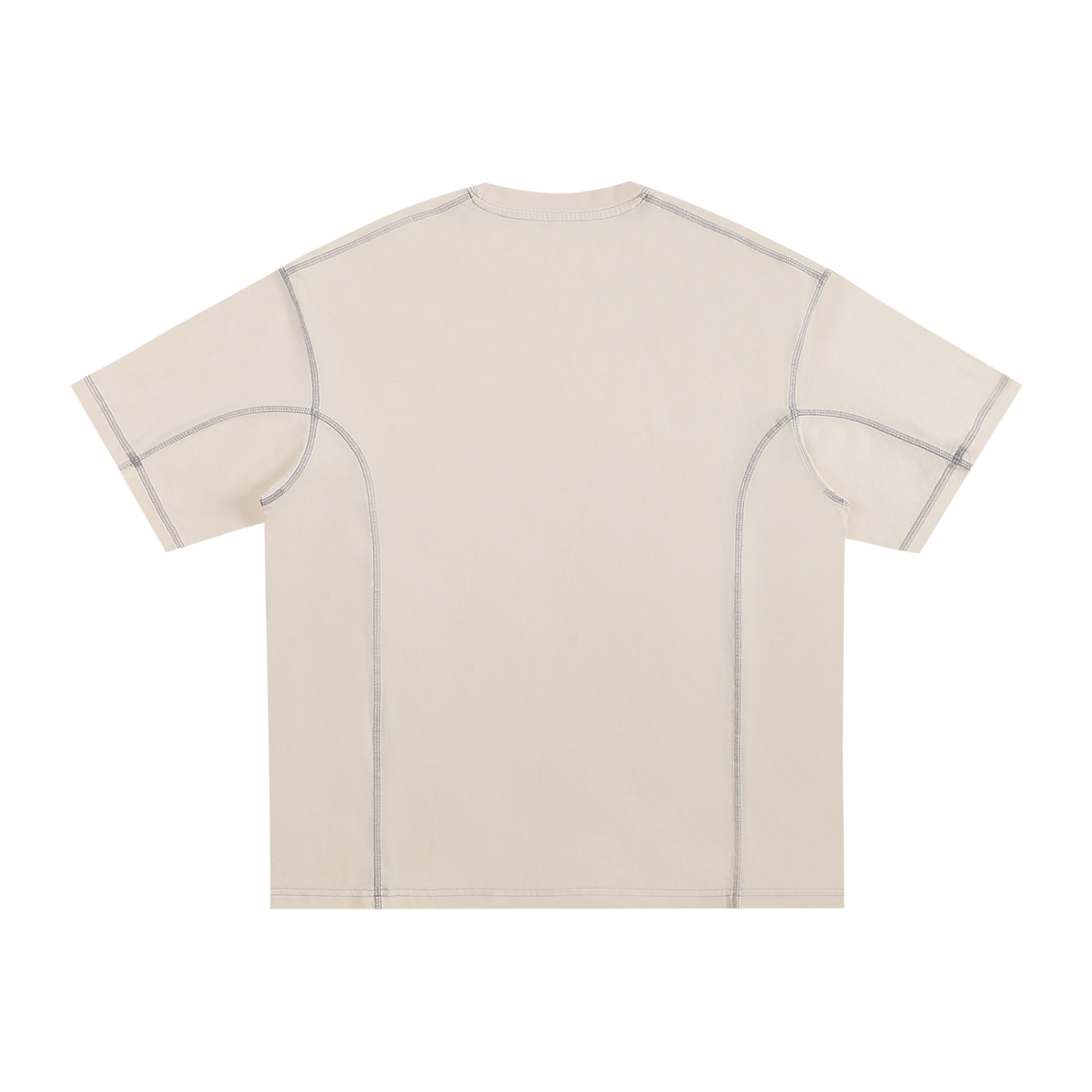 TRAP 24  Contrast-Stitched Cotton T-Shirt