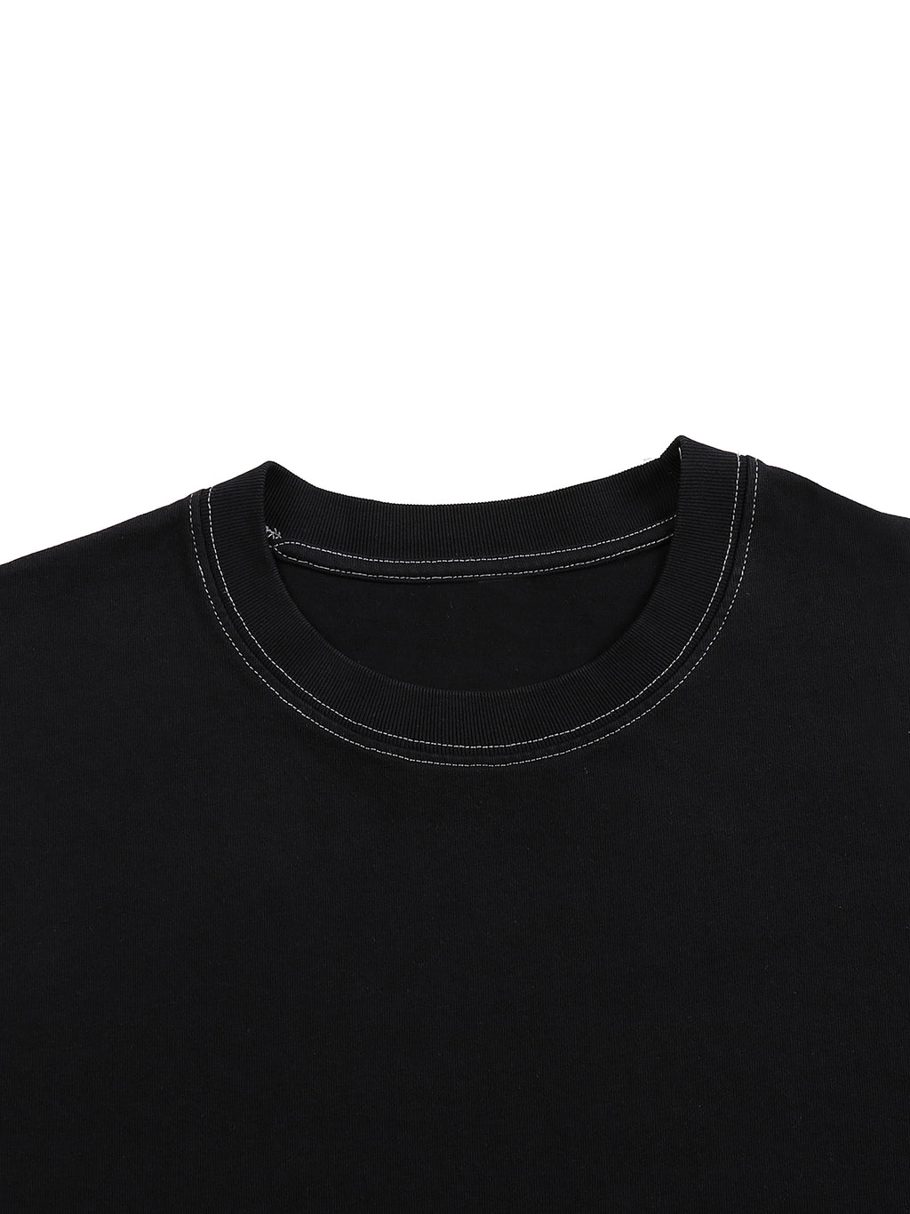 TRAP 24  Contrast-Stitched Cotton T-Shirt