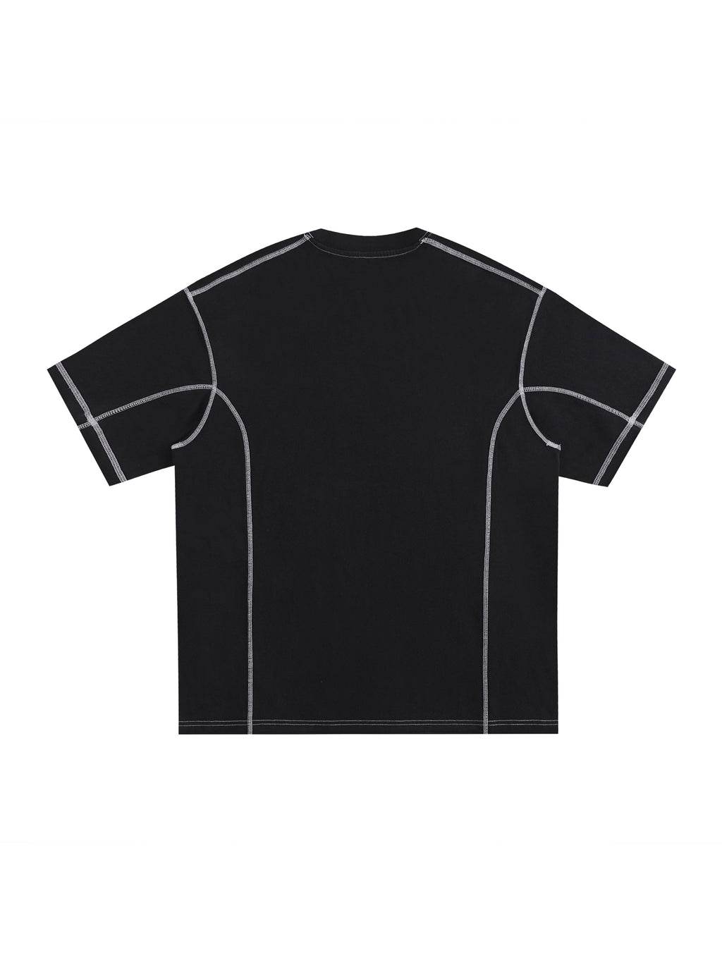 TRAP 24  Contrast-Stitched Cotton T-Shirt