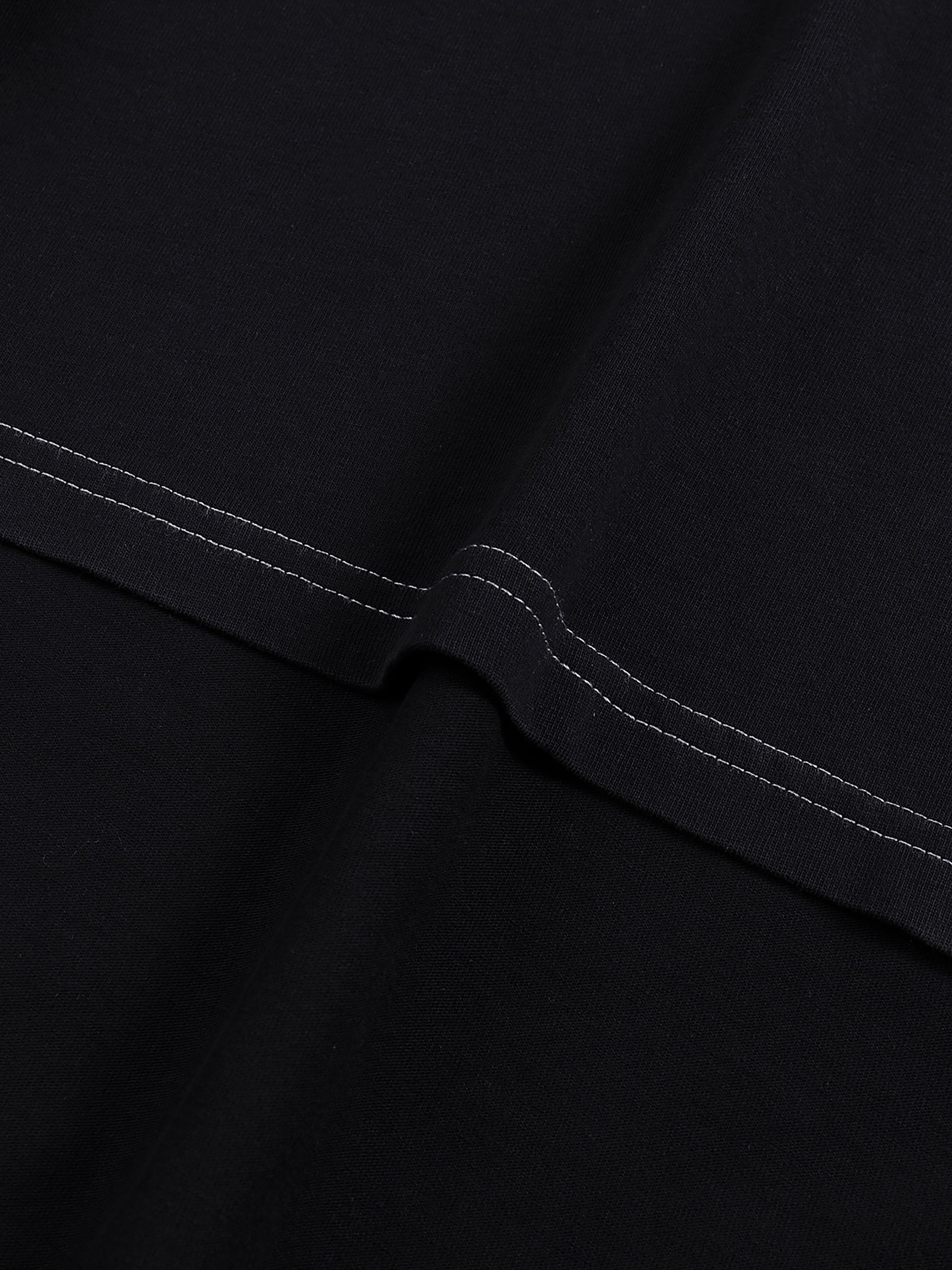 TRAP 24  Contrast-Stitched Cotton T-Shirt