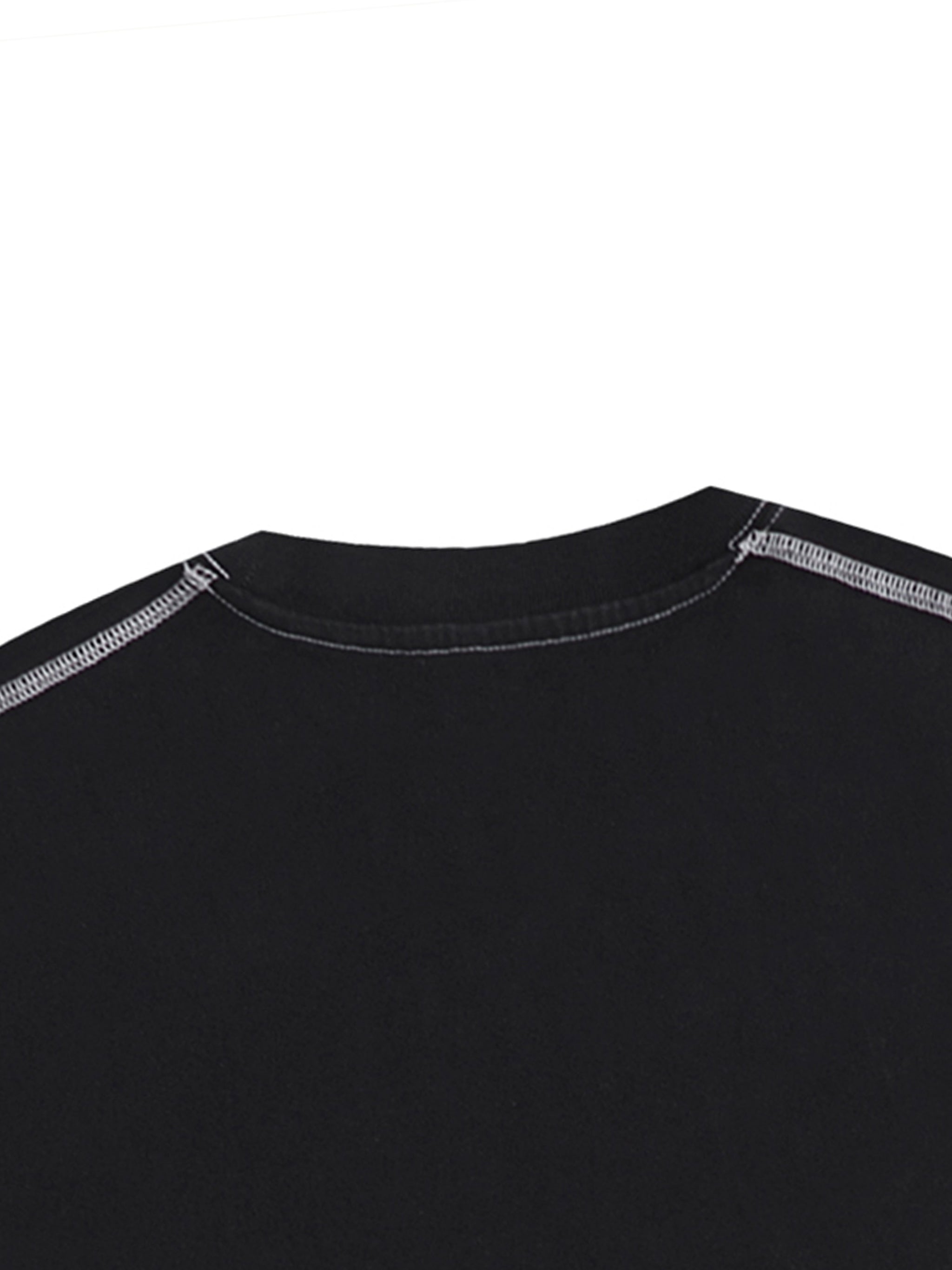 TRAP 24  Contrast-Stitched Cotton T-Shirt