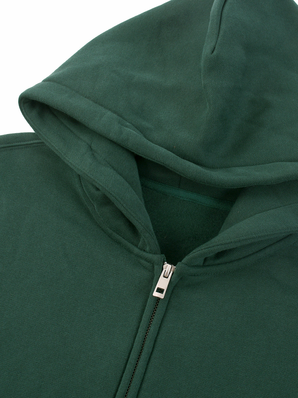 TRAP24 Essential Fleece Zip-Through Hoodie