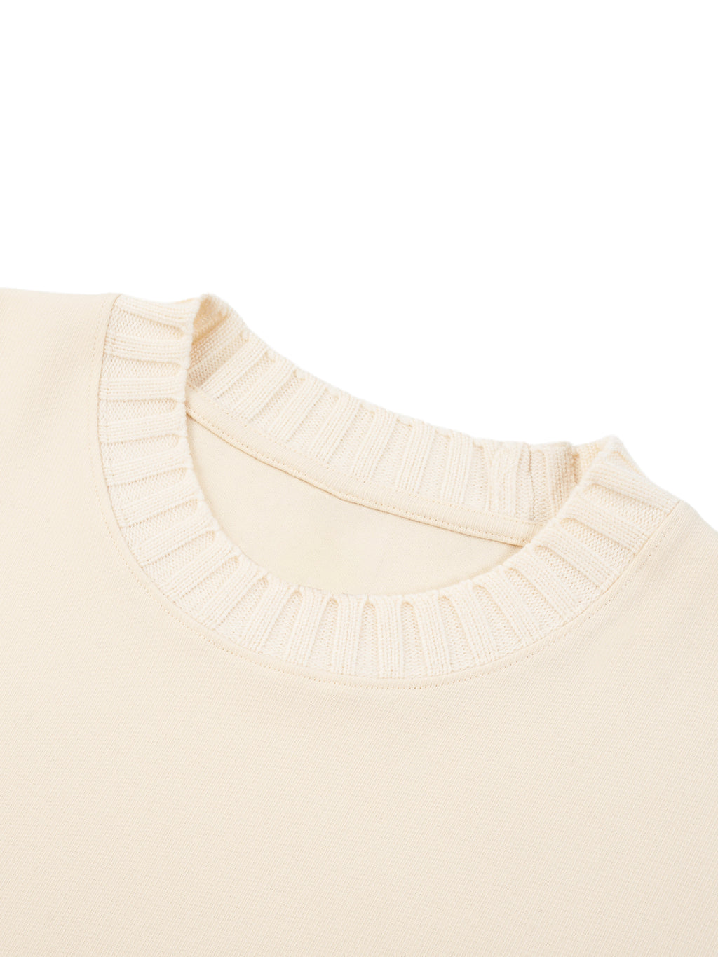 trap24 Knitted Round Neck Oversize Sweatshirt