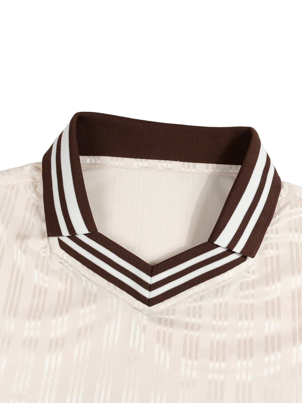 TRAP24 Contrast Stripes Polo Collar T-Shirt
