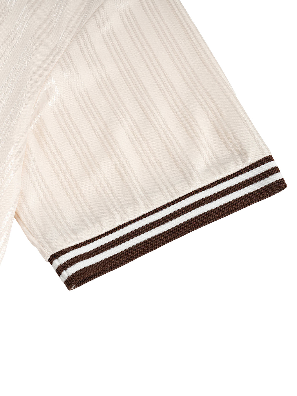TRAP24 Contrast Stripes Polo Collar T-Shirt