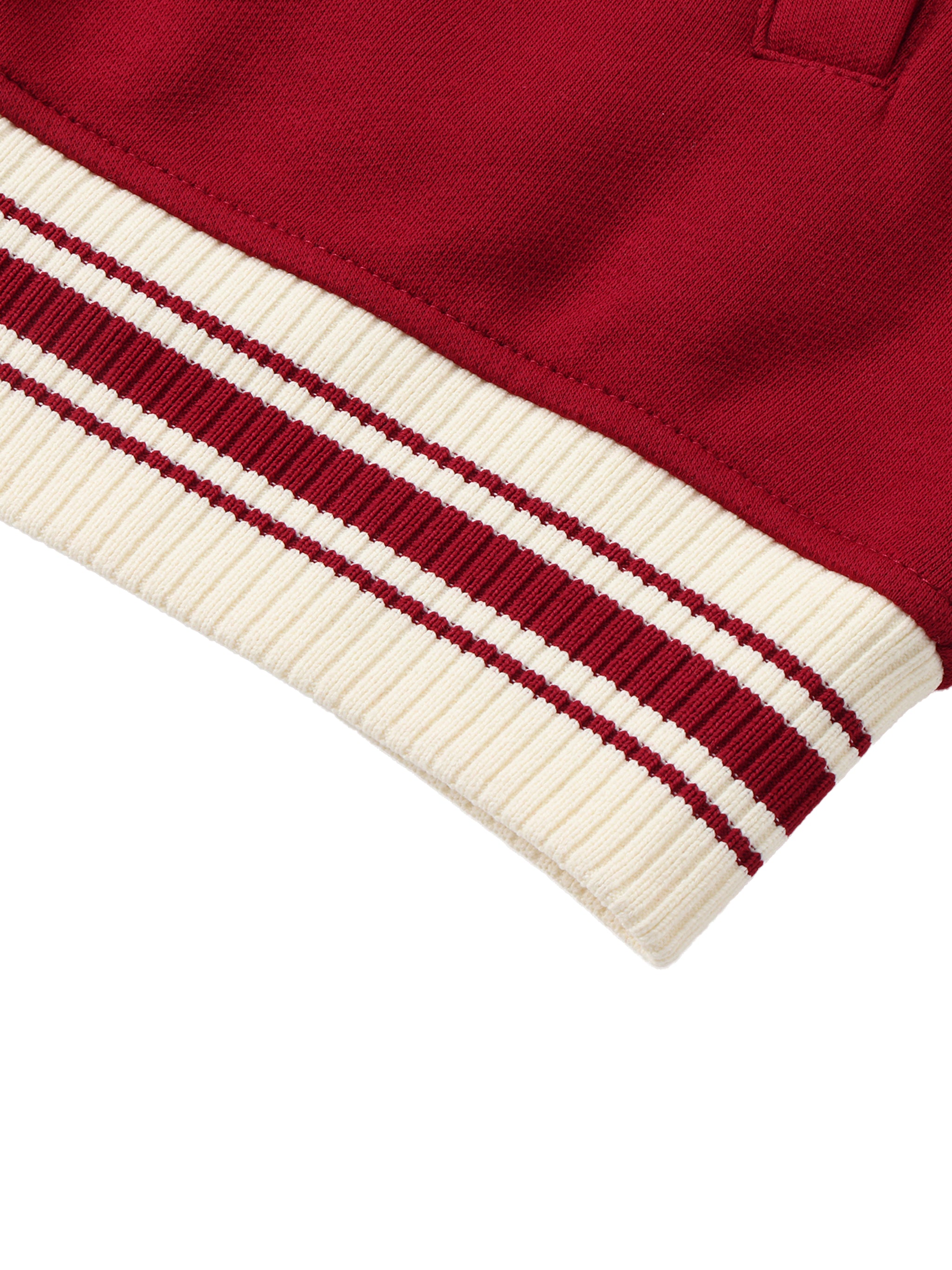 TNP fraternity Contrast Raglan Sleeve varsity Jacket