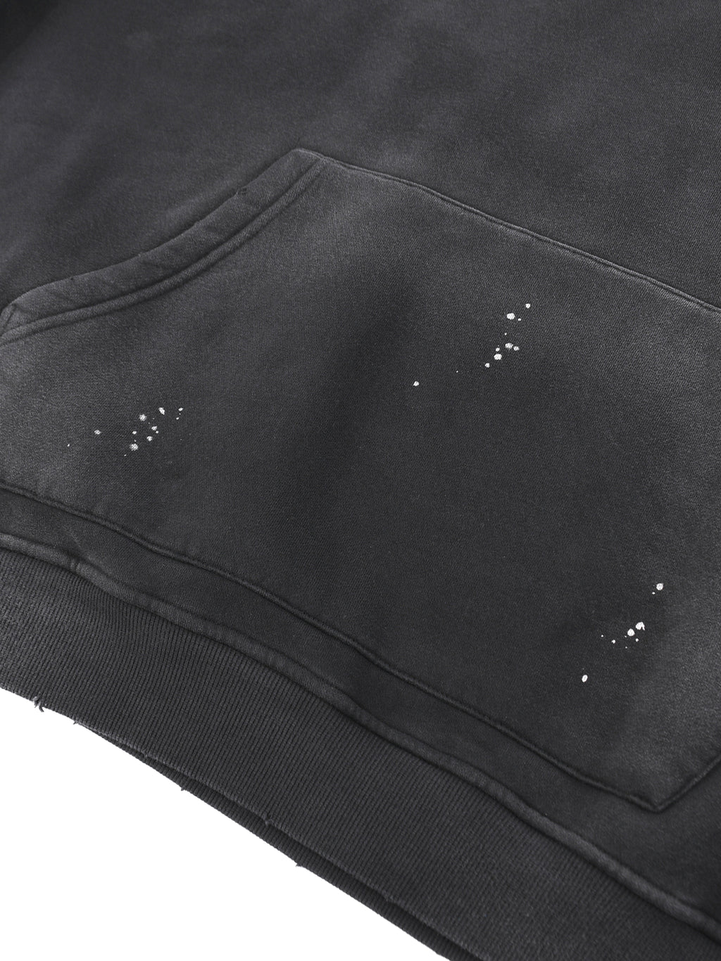 trap24 graphic Vintage Washed Frayed Fleece Hoodie