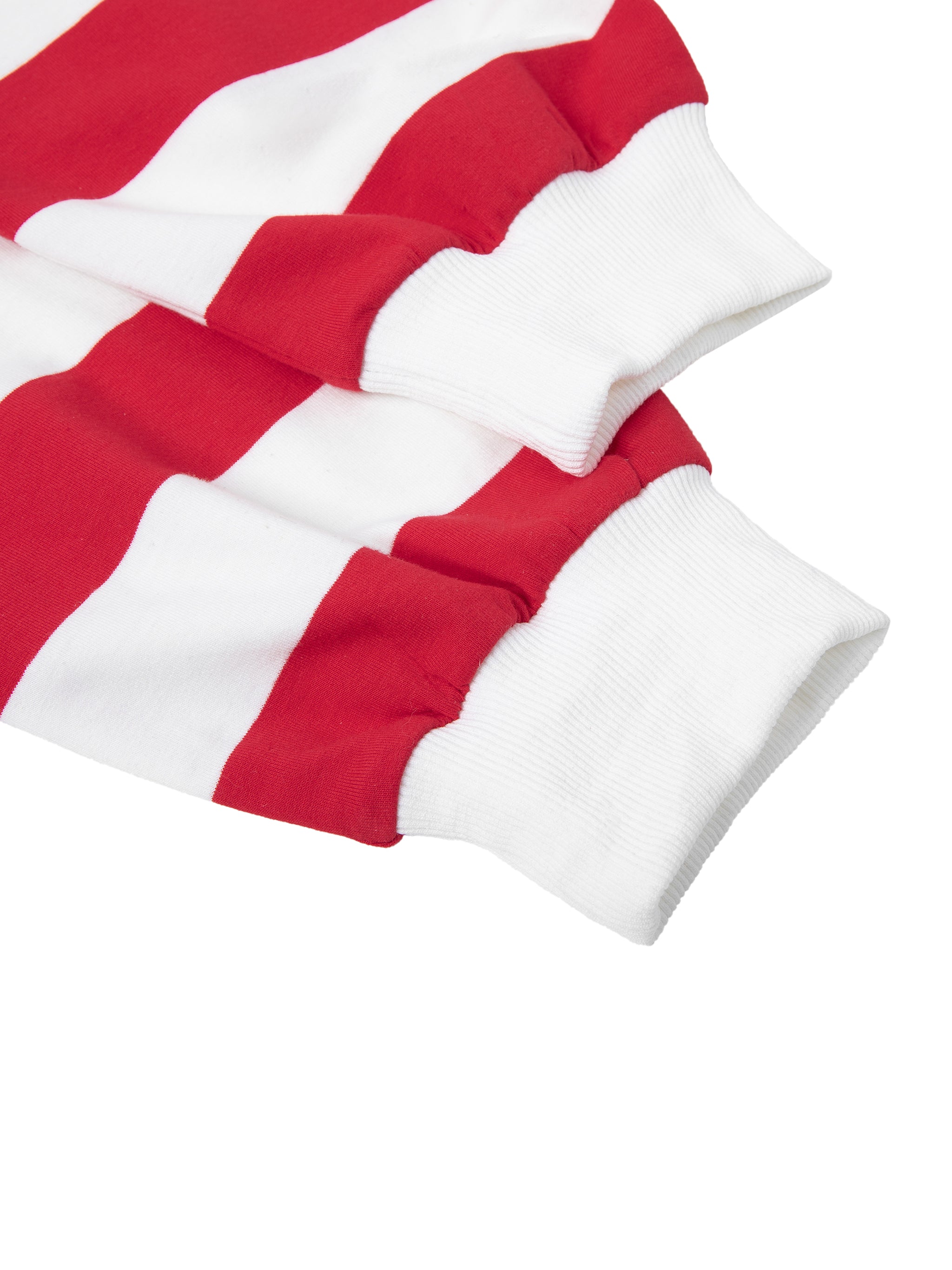 rugby graphic Color Block Stripe Polo Shirt