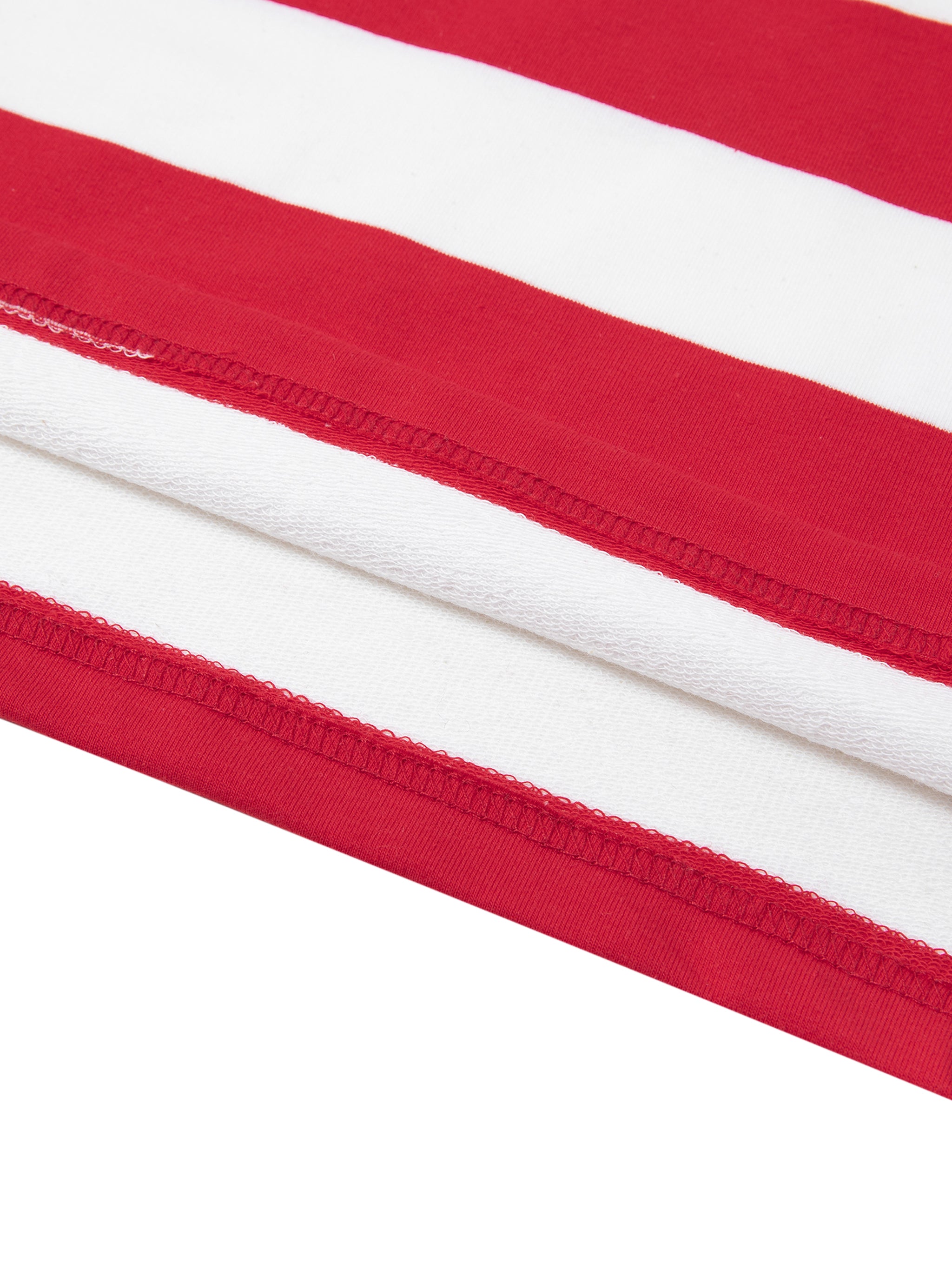 rugby graphic Color Block Stripe Polo Shirt